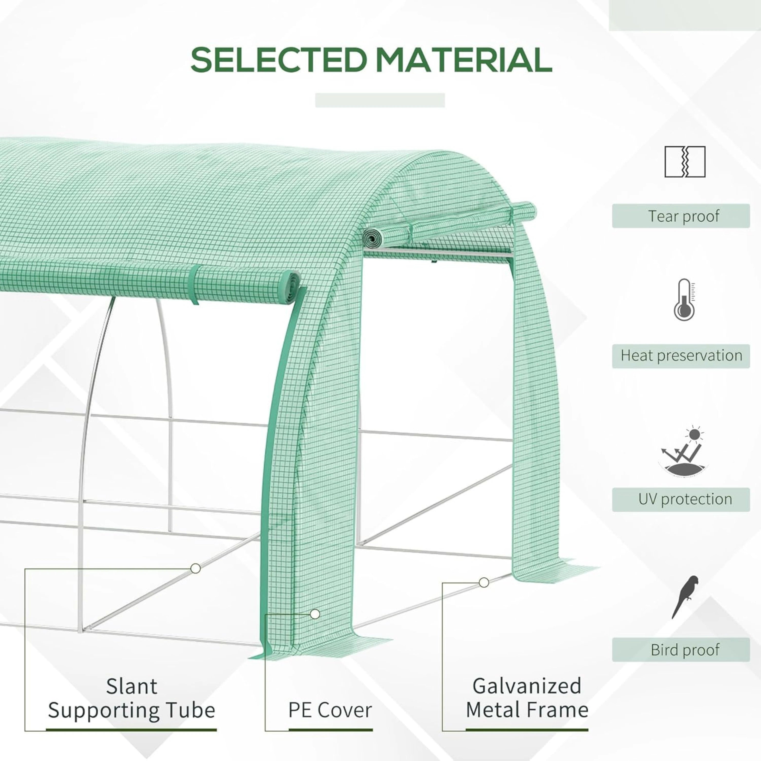 WALK-IN POLYTUNNEL GREENHOUSE | GreenTonez