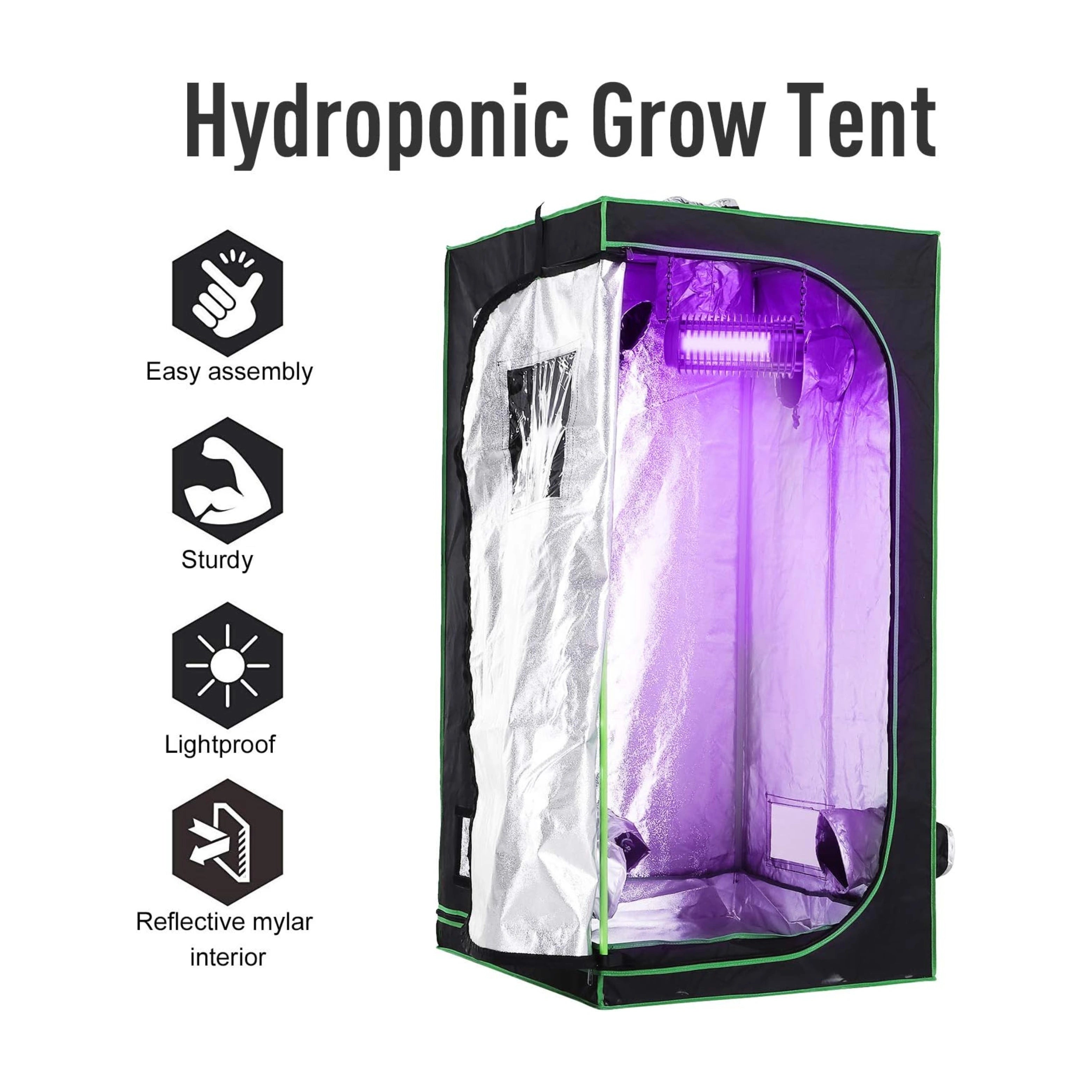 HYDROPONIC GROW TENT 120×60×150CM | GreenTonez